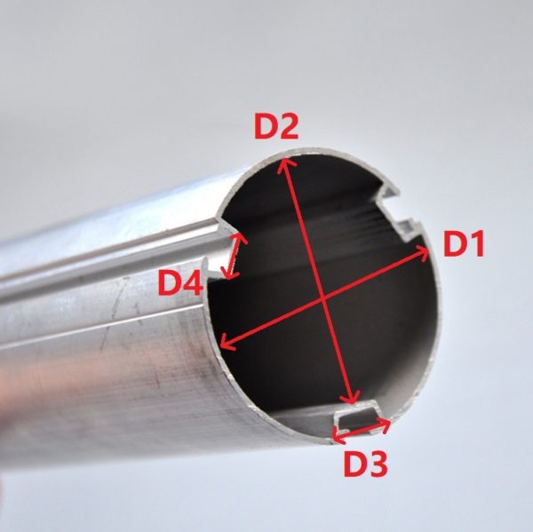 Measure roller blind shaft diameter